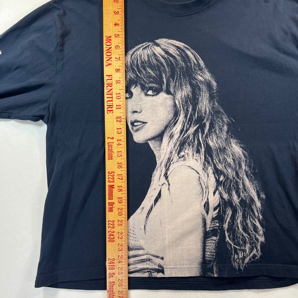 Taylor Swift The Eras Tour Long Sleeve Graphic Shirt Black XL Concert Merch - Picture 5 of 7